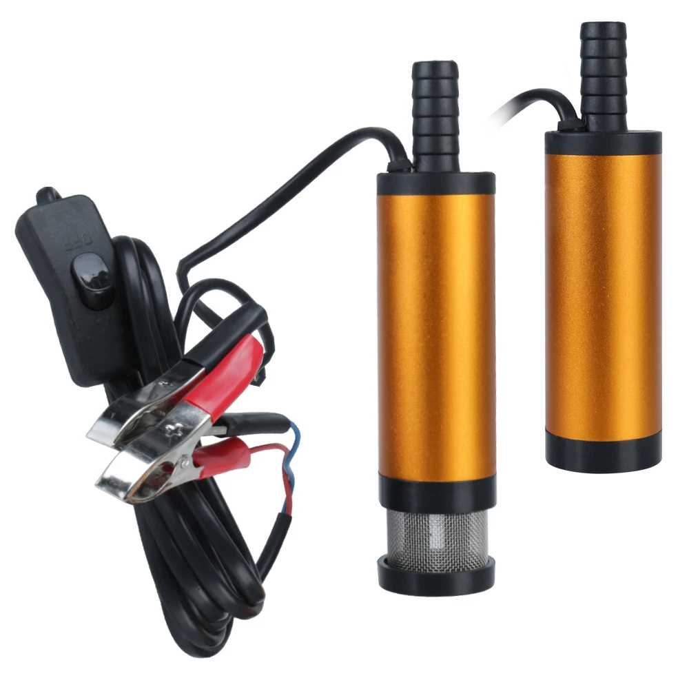 12V Electric Transfer Pump 12L Min Diesel Oil Water Fuel Change Truck Marine Car Utility Pump