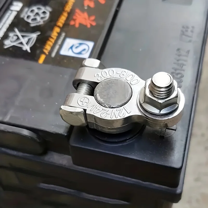 1 Pair of New 12V 24V Car Battery Terminal Wire and Cable Clamp Terminal Quick Release Connector
