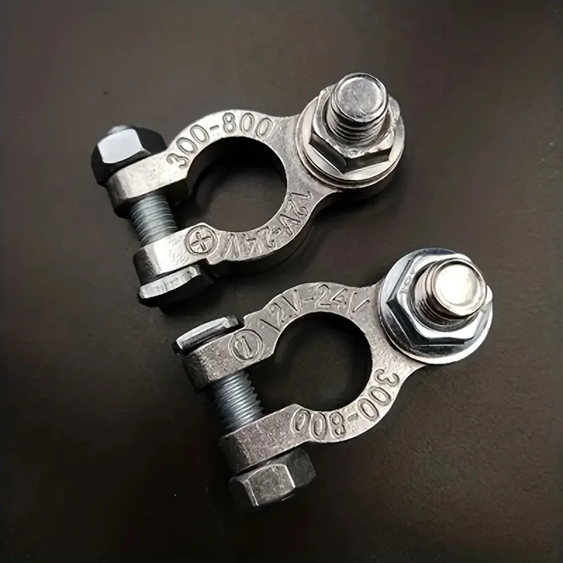 1 Pair of New 12V 24V Car Battery Terminal Wire and Cable Clamp Terminal Quick Release Connector