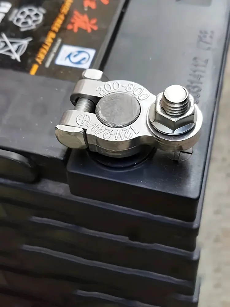 1 Pair of New 12V 24V Car Battery Terminal Wire and Cable Clamp Terminal Quick Release Connector
