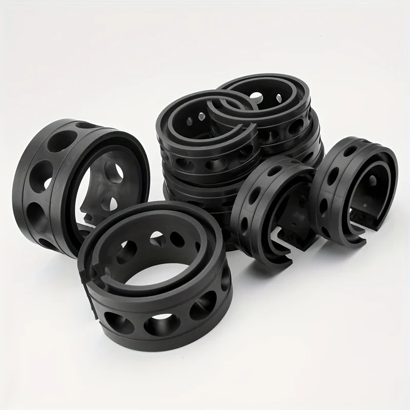 2pcs Set of Universal Motors Rubber Shock Absorbers, Automotive Springs, Chassis Noise Reduction, and Suspension Cushion Pad