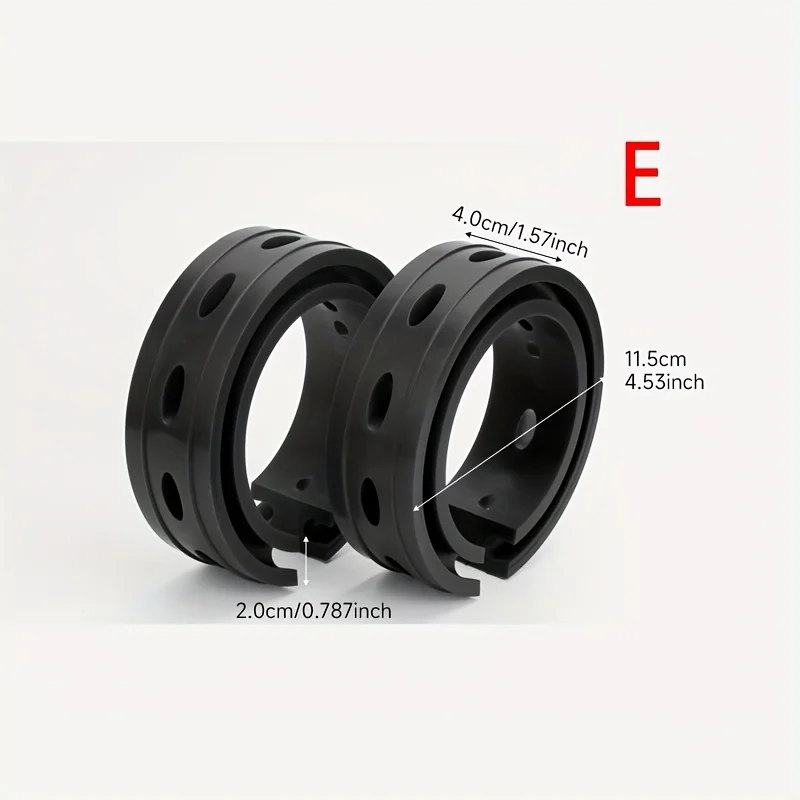 2pcs Set of Universal Motors Rubber Shock Absorbers, Automotive Springs, Chassis Noise Reduction, and Suspension Cushion Pad