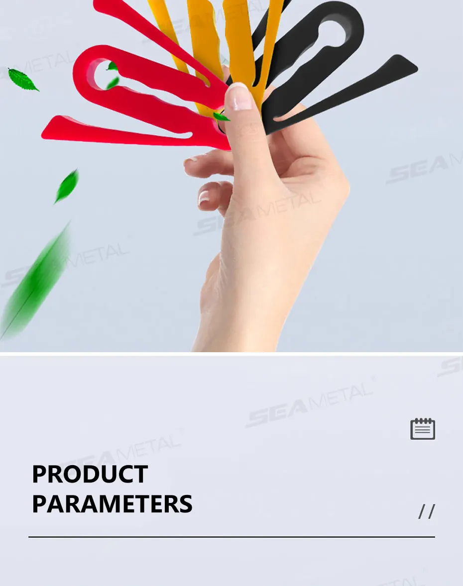 SEAMETAL 4Pcs Car Door Shock Absorption Cushion Soundproof Silicone Buffer Universal Car Side Door Vibration Absorber