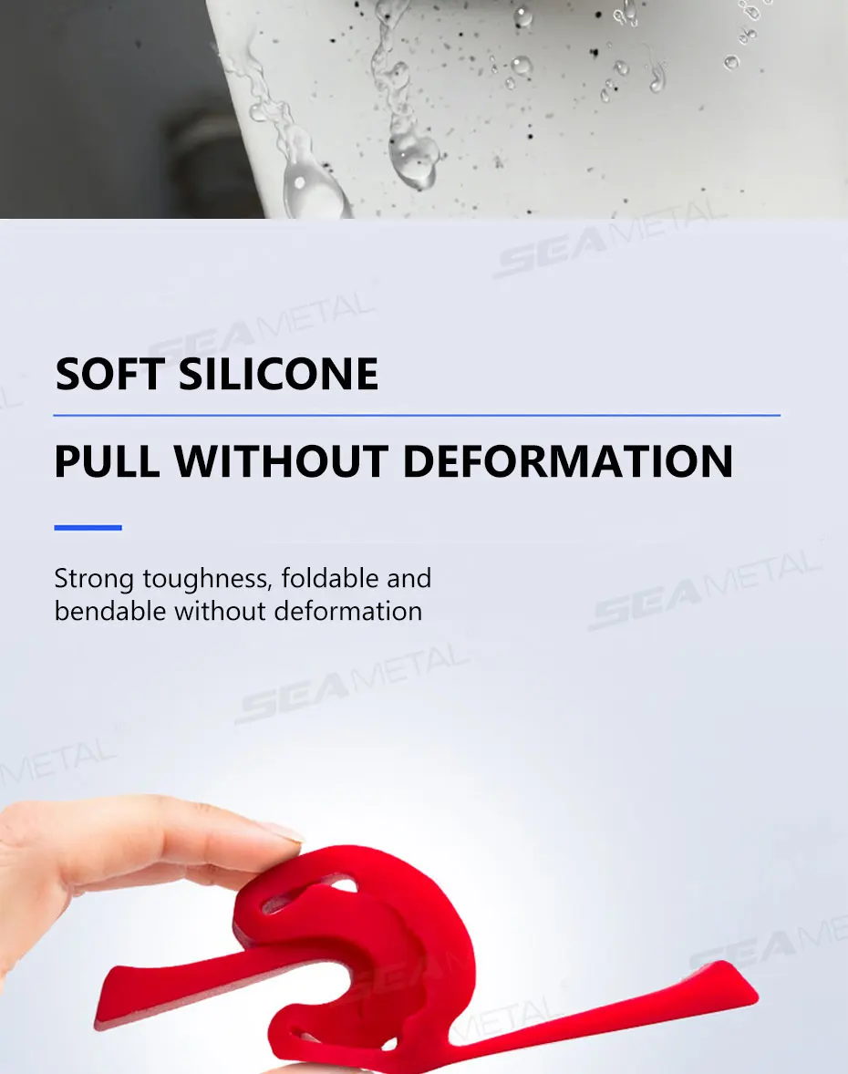 SEAMETAL 4Pcs Car Door Shock Absorption Cushion Soundproof Silicone Buffer Universal Car Side Door Vibration Absorber