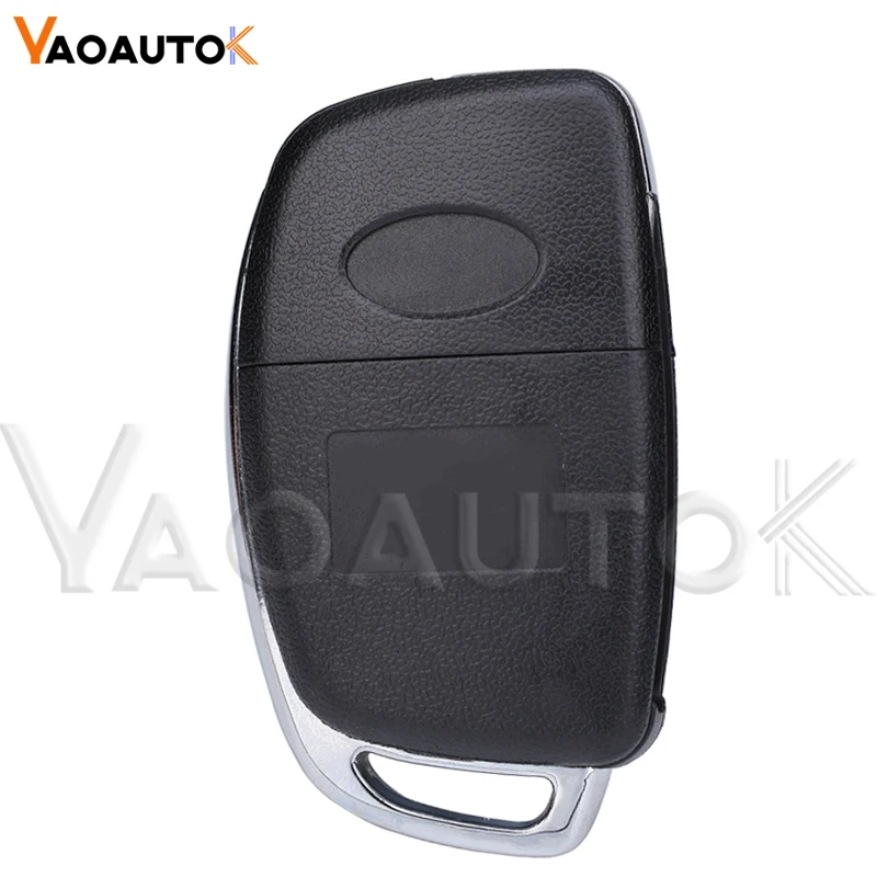 Remote Case 3/4 Buttons Housing For Hyundai HB20 SANTA FE IX35 IX45 Accent I40 Solaris Flip Car Key Shell TOY40 Key Fob Cover