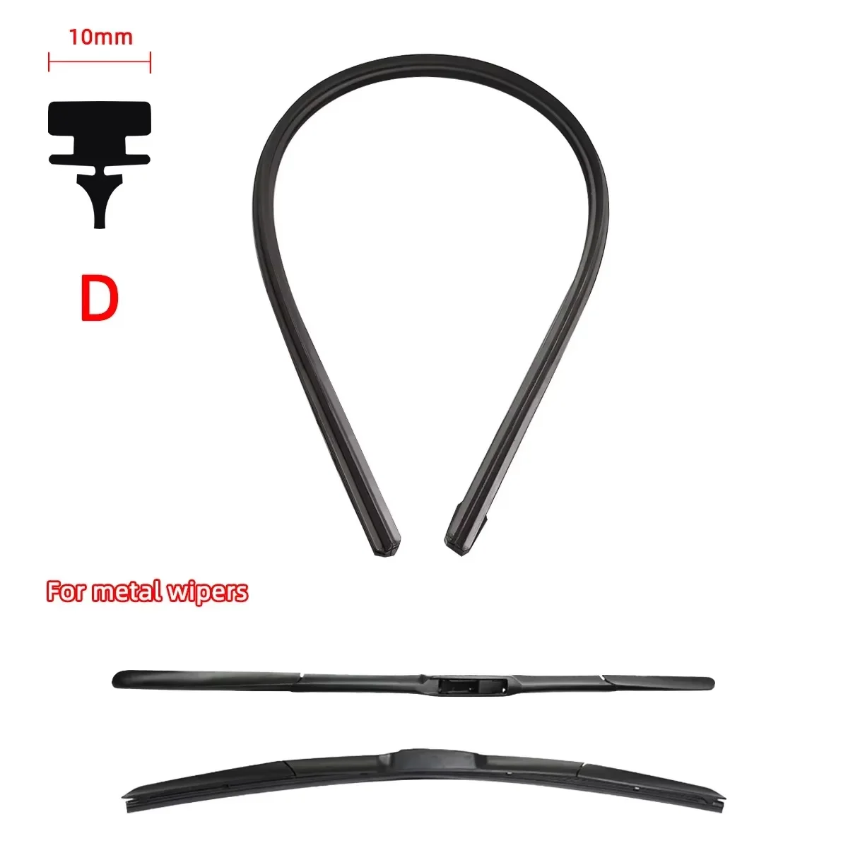 Car Windshield Wiper Rubber Strips Wiper Blade Replacement Parts All Types Seasons Windshield Wiper Blades Blade Car Accessorie