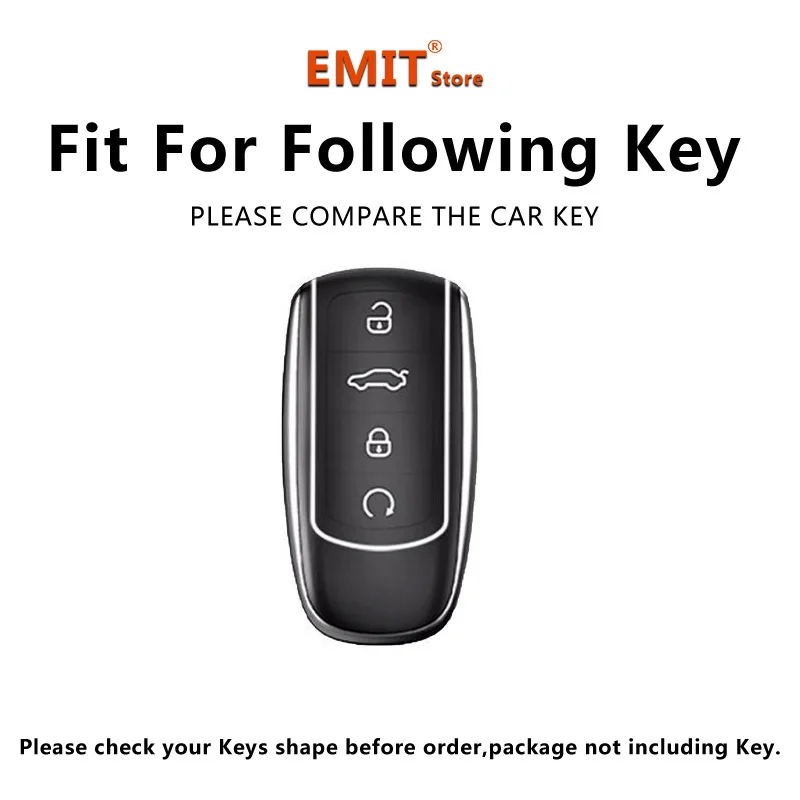 Zinc Alloy Car Key Case for Chery Jaecoo J7 7 PHEV 2025 J8 8 2026 Keychain Remote Cover Shell Housing Holder Fob Accessories