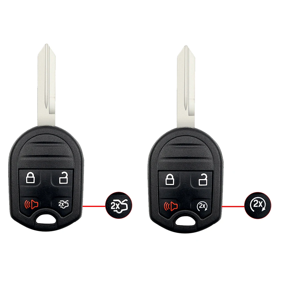 Remote Car Key For Ford Edge Explorer Expedition Mustang Escape Taurus Flex Focus Fusion 433/315MHz 4D63-80bit Chip CWTWB1U793