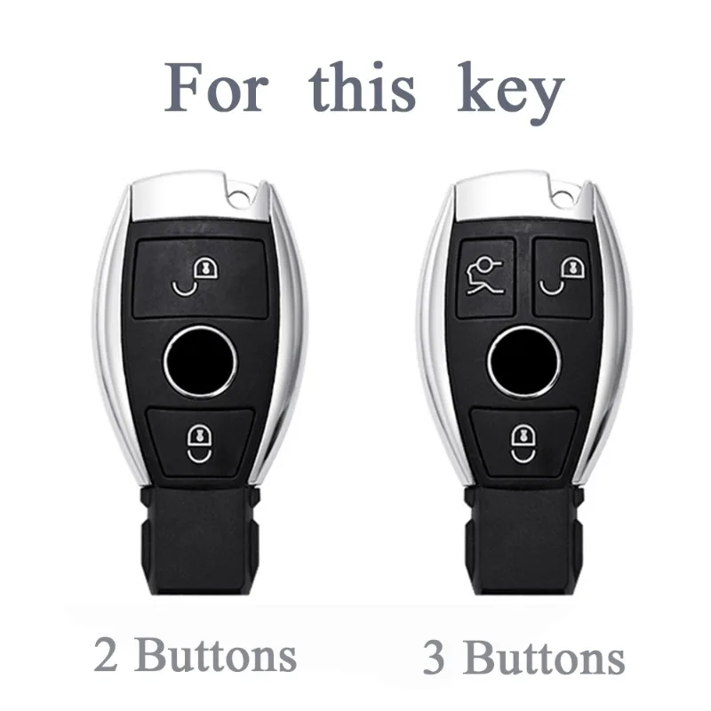 TPU Car Key Case Cover Protector Shell for Mercedes Benz A B C E Class GLS GLA GLK GLC CLS CLA AMG W204 W205 W212 W463 W176