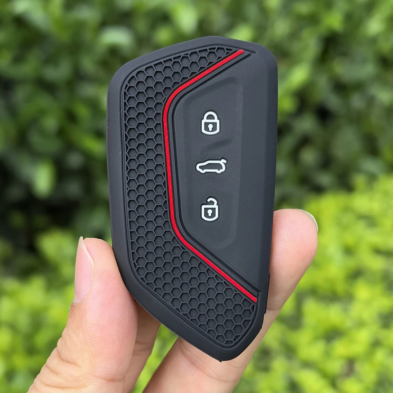 Car Key Case Silicone Cover For VW Volkswagen Golf 8 MK8 ID3 ID.4 Cupra Formentor Tarraco Skoda Octavia A8 SEAT Leon MK4
