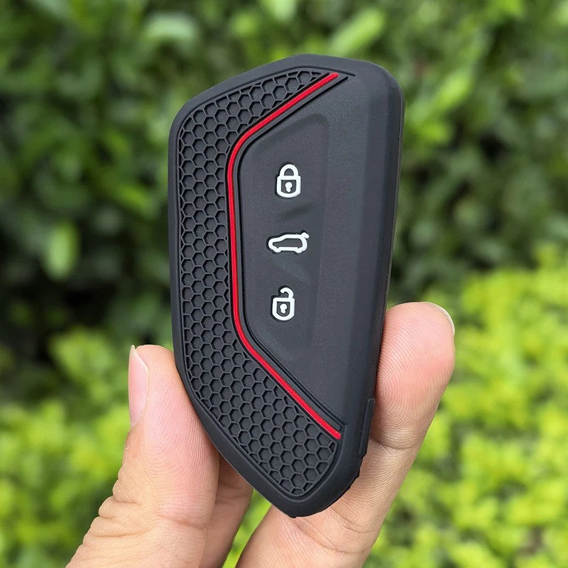 Car Key Case Silicone Cover For VW Volkswagen Golf 8 MK8 ID3 ID.4 Cupra Formentor Tarraco Skoda Octavia A8 SEAT Leon MK4