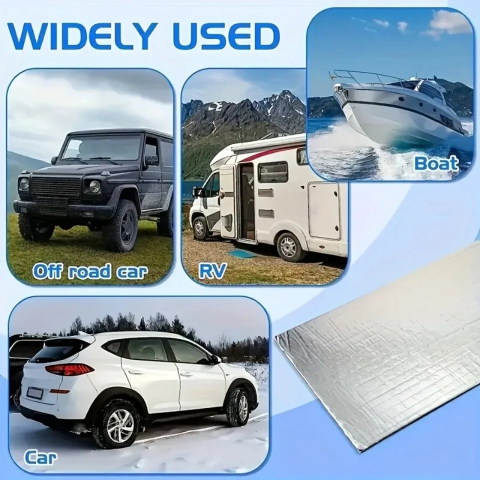 10/20/30pcs Car Sound Insulation Door Sound Insulation Engine Hood Heat Insulation Drain Pipe Sound Insulation Door Insulation