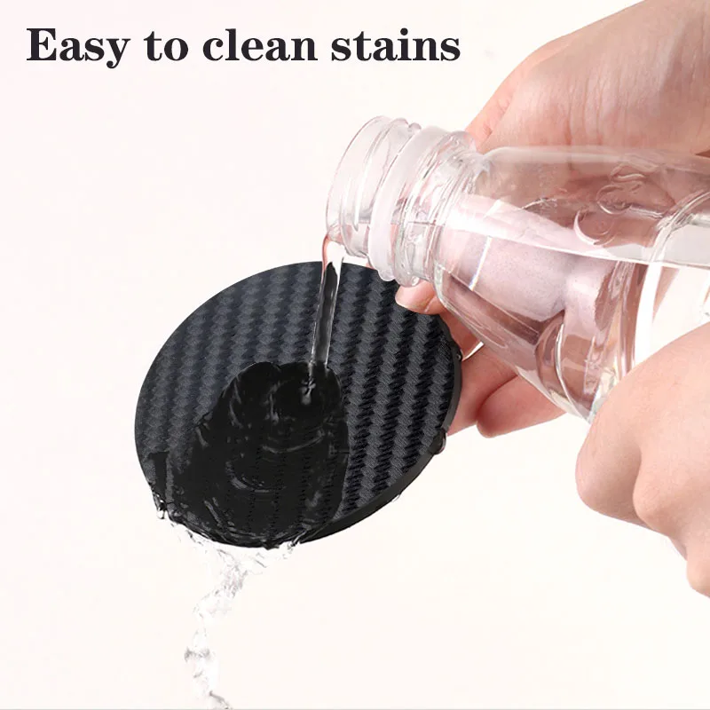 2Pcs Car Coasters Water Cup Mats Waterproof Slot Pads For Alfa Romeo 156 159 147 4C 8C 166 Giulia Giulietta Mito Spider Tonale