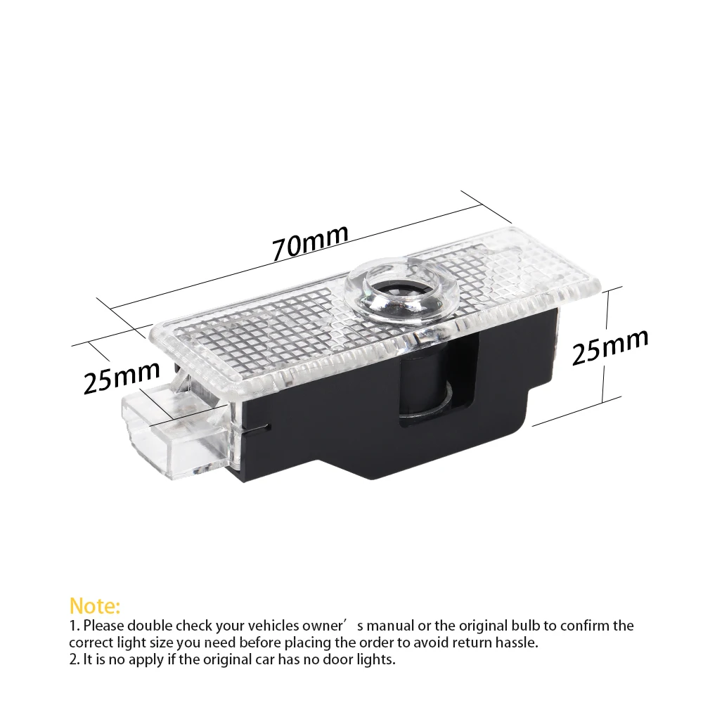 LED Car Door Interior Ghost Shadow Welcome Light Accessories For BMW E46 E60 E90 F10 F30 E92 E93 E91 E61 F07 F11 F18 E63 X3 Z4