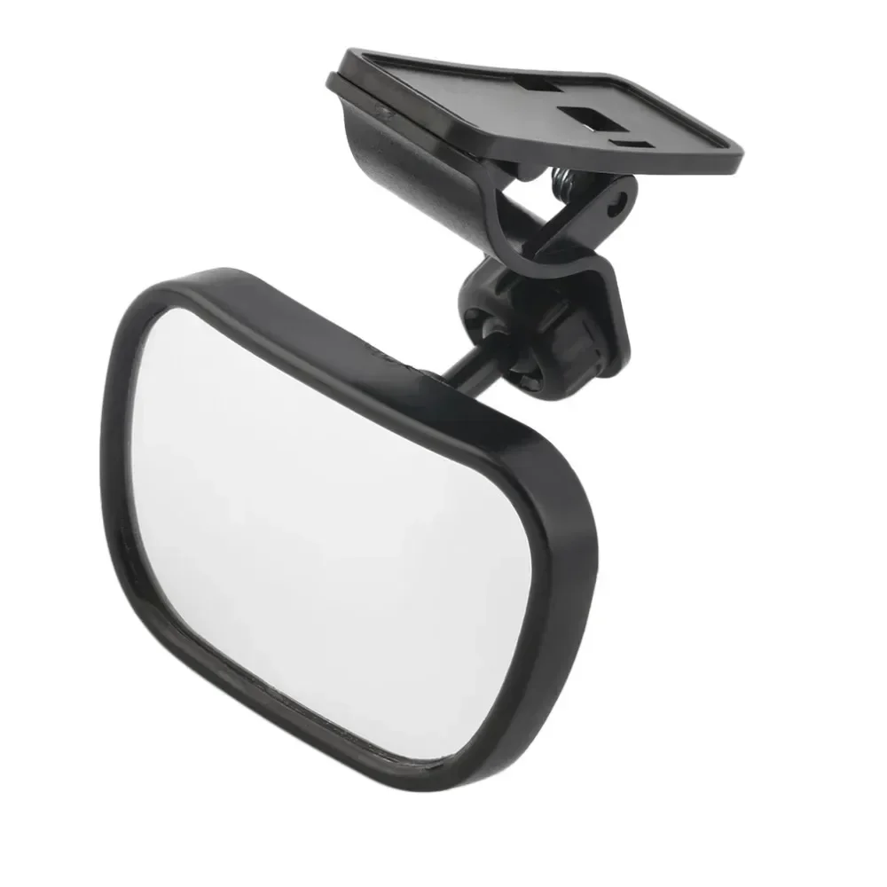 Adjustable Car Baby Rearview Mirror 2 In 1 Convex Safety Mirror For Rear Seat Child Observation Driving Aid Accessory