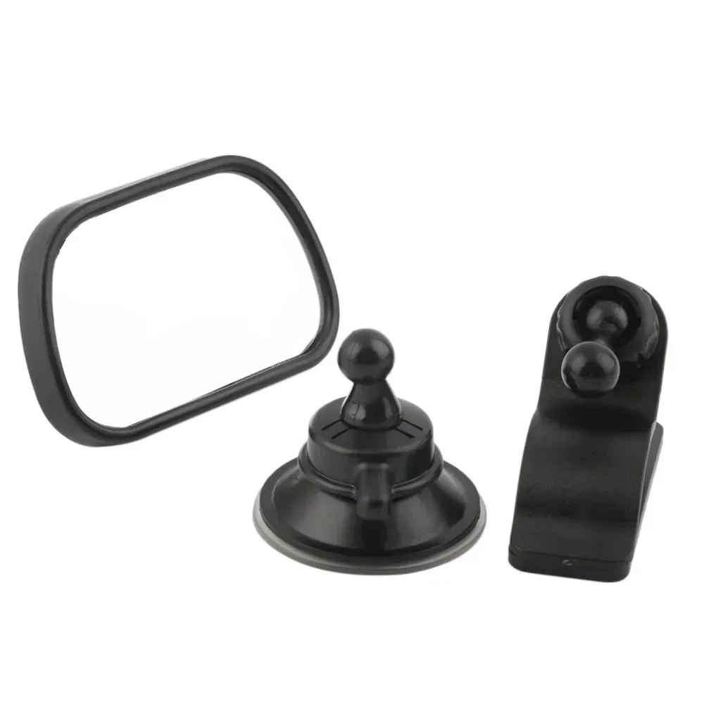 Adjustable Car Baby Rearview Mirror 2 In 1 Convex Safety Mirror For Rear Seat Child Observation Driving Aid Accessory