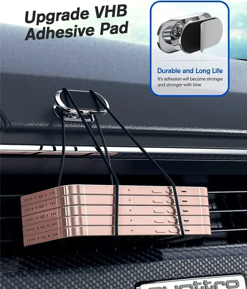 New Magnetic Car Phone Holder for iPhone 17 16 15 14 13 Samsung Redmi Mobile Cell Phone Holder Stand Magnet Mount Bracket in Car