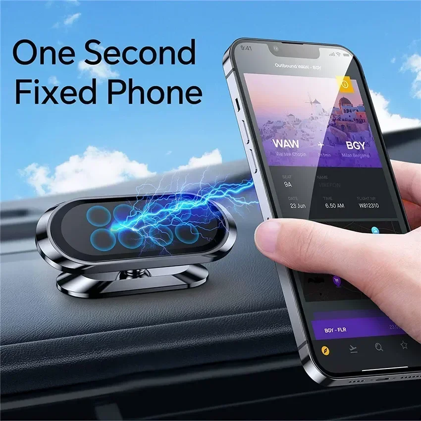 New Magnetic Car Phone Holder for iPhone 17 16 15 14 13 Samsung Redmi Mobile Cell Phone Holder Stand Magnet Mount Bracket in Car