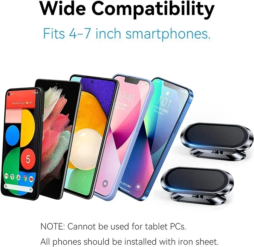 New Magnetic Car Phone Holder for iPhone 17 16 15 14 13 Samsung Redmi Mobile Cell Phone Holder Stand Magnet Mount Bracket in Car
