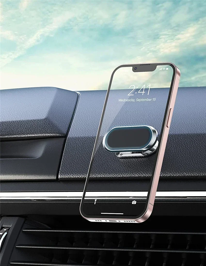 New Magnetic Car Phone Holder for iPhone 17 16 15 14 13 Samsung Redmi Mobile Cell Phone Holder Stand Magnet Mount Bracket in Car