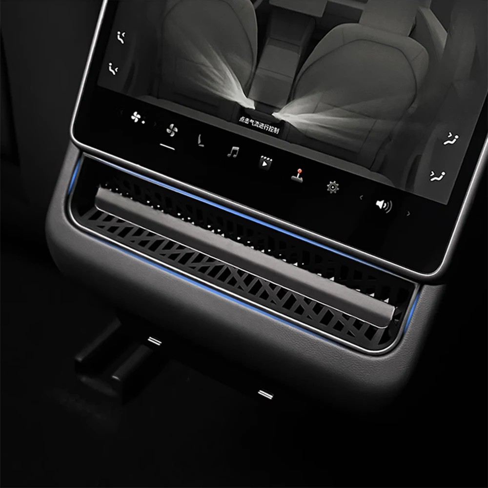 For Tesla Model YL Rear Air Outlet Cover Rear Air Vent Protective for Tesla Model Y Juniper Model 3 Highland Accessories