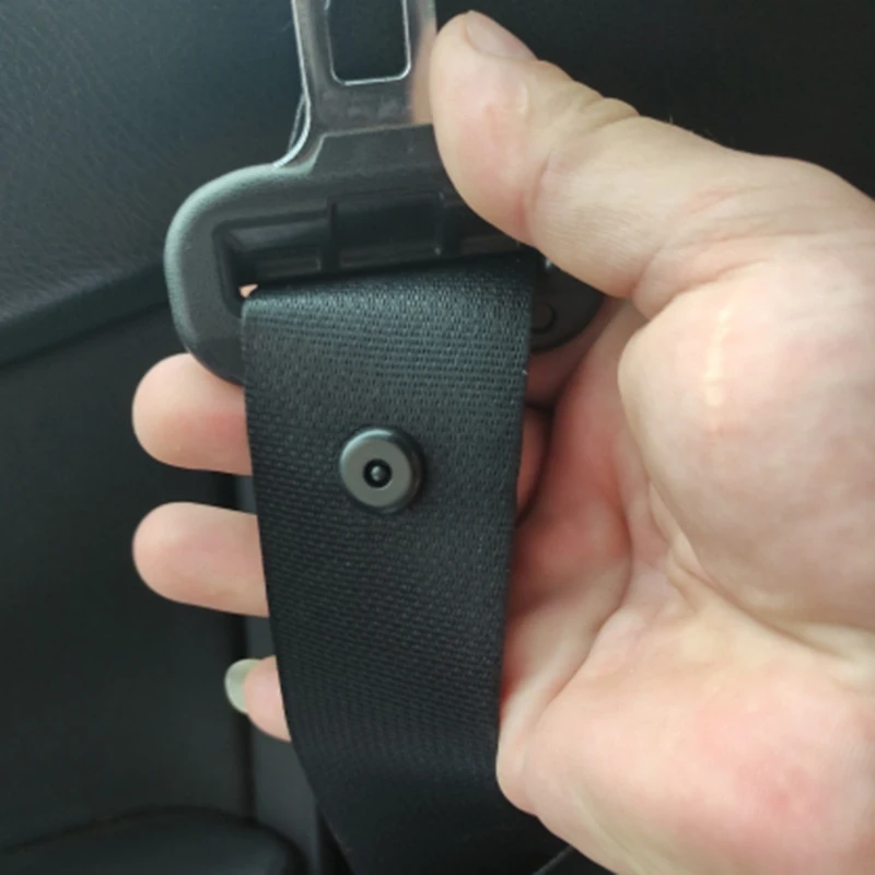 1-20Pc Car Safety Seat Belt Limiter Buckle Clip Seatbelt Stopper Button Retainer Black Automobile Interior Seat Belt Accessories
