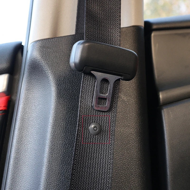 1-20Pc Car Safety Seat Belt Limiter Buckle Clip Seatbelt Stopper Button Retainer Black Automobile Interior Seat Belt Accessories