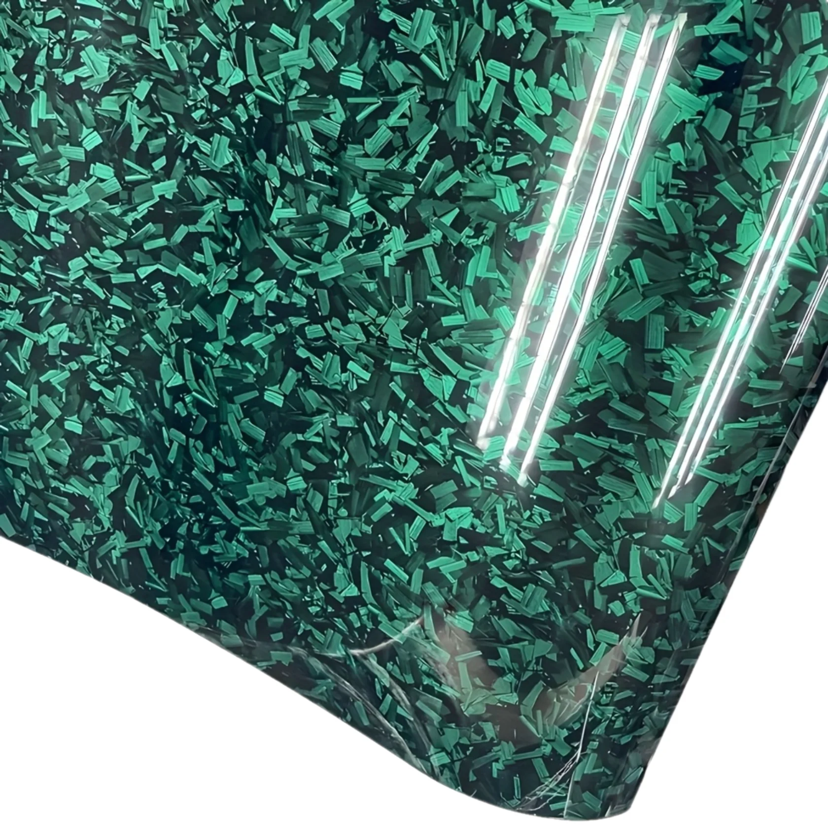 10/20/30/40/50 X 150cm Ultra Glossy Forged Carbon Fiber Vinyl Car Wrap Sticker Film Durable Weatherproof Sticker Easy to Install