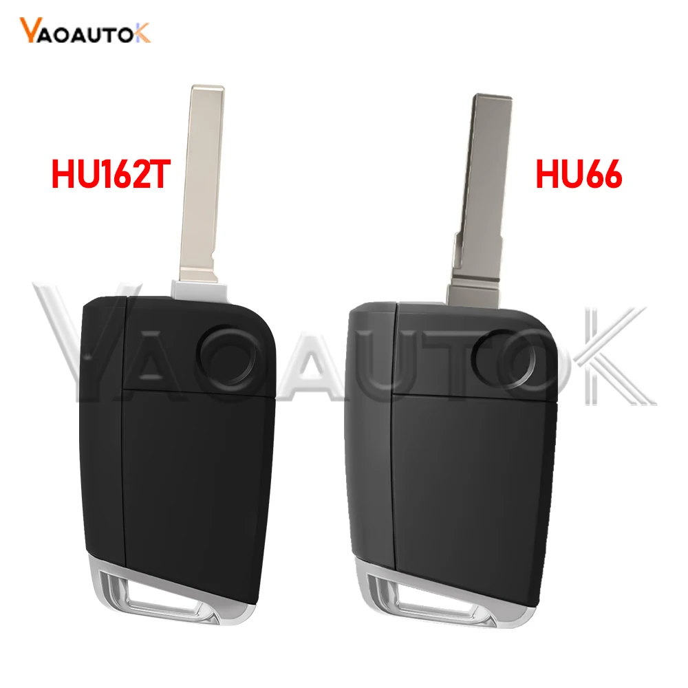 For Golf 5 7 MK7 Touran Polo Tiguan MQB GTI MK7 For Skoda Octavia For Seat HU66 HU162T Remote Key Shell Case 5G6959752AB Cover