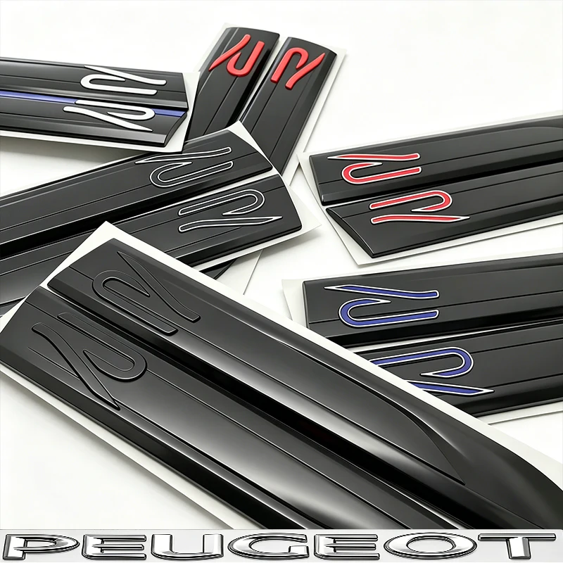 Car Blade R Logo Fender Trim Car Side Wing Badge Decoration Auto Styling Accessories For VW Golf Tiguan T-Roc Polo Passat ID.4 T