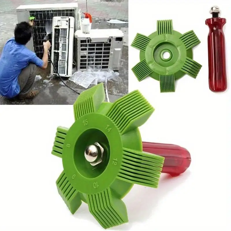 Universal Car AC Radiator Condenser Fin Repair Comb Cooler Air Conditioner Straightener Cleaning Tools for Auto Cooling System
