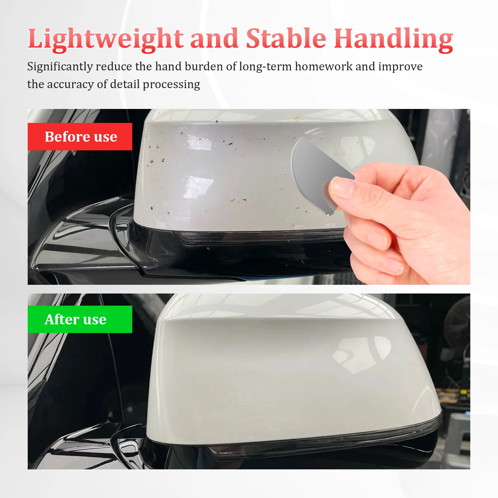 Car Polishing Point Repair Scraper Auto Scratch Repair Tool Tungsten Steel Car Scratch Repair Scraper Paint Spot Denibbing Tool