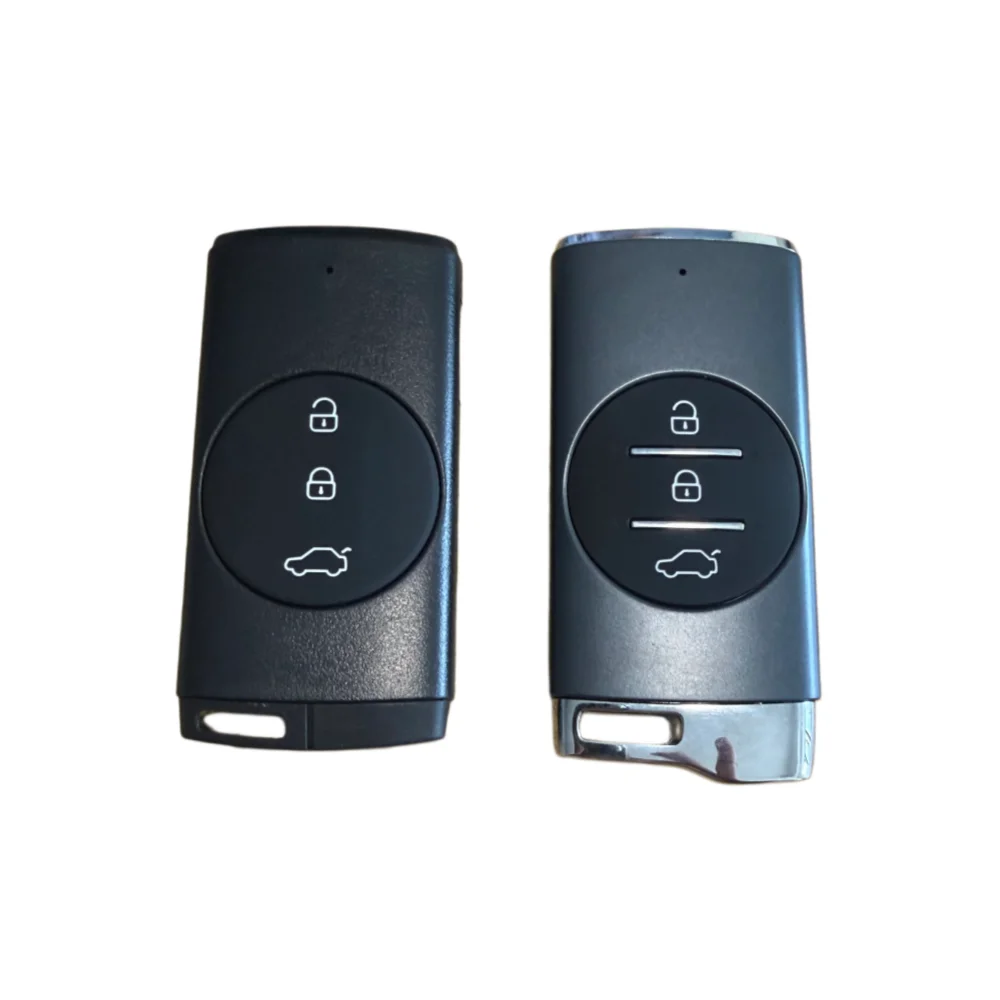 Car Smart Remote Key Shell Casing 3Buttons for Chery EXEED with Uncut Emergency Key Blade
