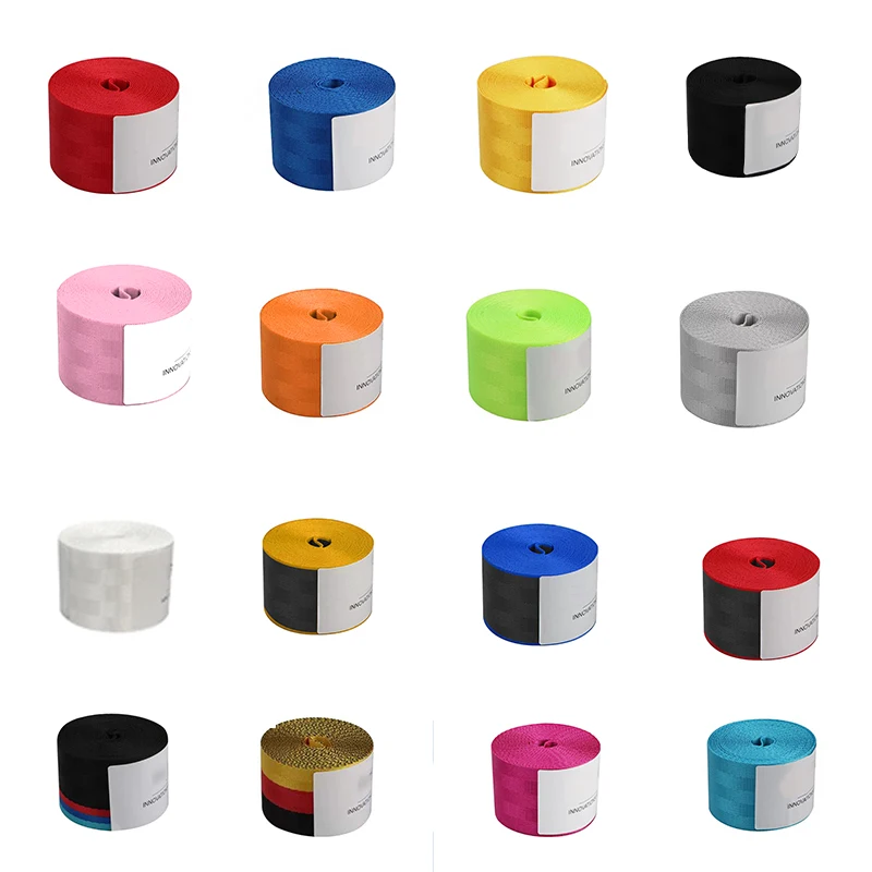1Pcs Universal Car Seat Belt DIY Lap-Belt Car High-Strength Polyester Seat Safety Belts Multicolor Seat Belt Car Accessories