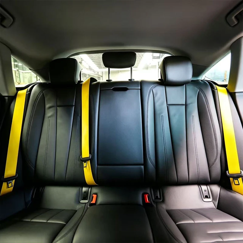 1Pcs Universal Car Seat Belt DIY Lap-Belt Car High-Strength Polyester Seat Safety Belts Multicolor Seat Belt Car Accessories