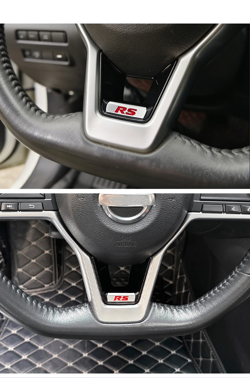 Car Steering Wheel Buckle Badge Accessory For Nissan GTR NISMO Qashqai Patrol X-trail Tiida Navara Sylphy Juke Teana Skyline Alm
