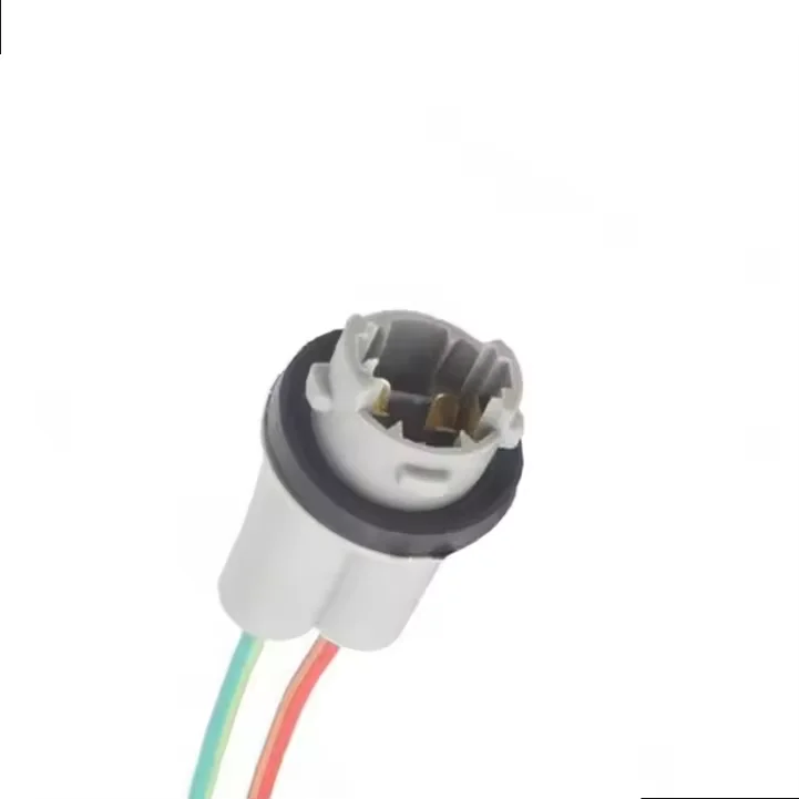 2Pcs Bulb Socket Wiring Harness Socket Connector for 501 W5w T10 Bulb Holder Socket Pre Wired Led Halogen Lamp Rubber Seal