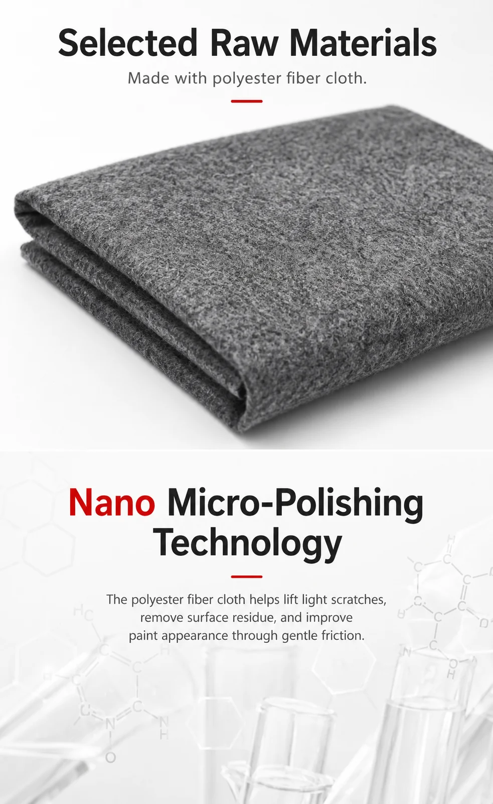 Nano Sparkle Cloth Car Scratch Remover Magic Microfiber Repair Polishing Towel for Paint Scratch Swirl Marks Auto Detailing Tool