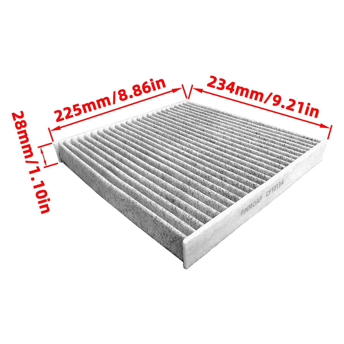 PINMOAP 880292-SDA-407 Automotive Air Conditioning Filter For Honda Accord Civic Crosstour Cr-V Odyssey Passport Pilot Ridgeline