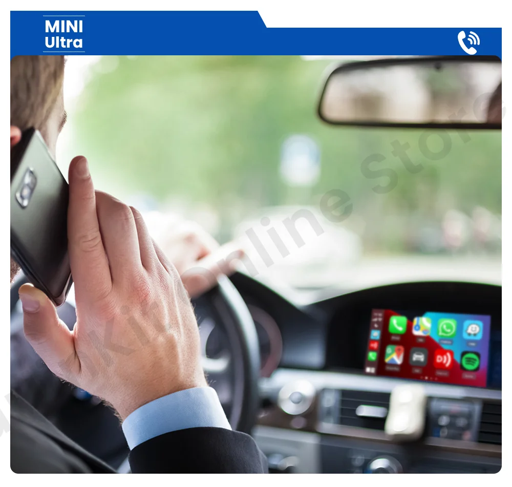 CarlinKit Mini Ultra 3 Wireless CarPlay Android auto Adapter for Car infotainment Upgrade BT 5.4GHz Wifi 5.8GHz OTA Compact