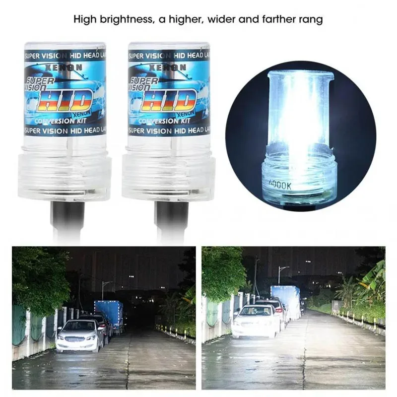 2X 55W Xenon H7 H11 9005 9006 H4 Car Headlight Bulbs H8 880 Hb3 H1 Hid DC 12V Kit Fog Auto Head Lamp 8000k 6000k 12000k Lights