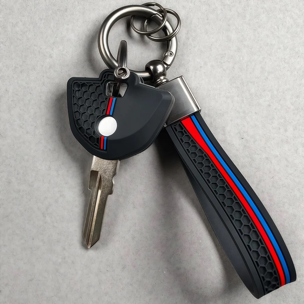 Silicone Motorcycle Key Case For BMW R1200GS R1200GS ADV R1200RT LC S1000R S1000RR K1600GT K1600GTL Cover Shell Keychain Fob