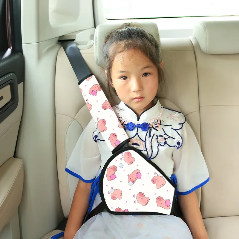 Car Child Safety Belt, Seat Shoulder Guard, Anchor, Safety Belt, Anti Pinch Neck Limiter, Stomach Protection