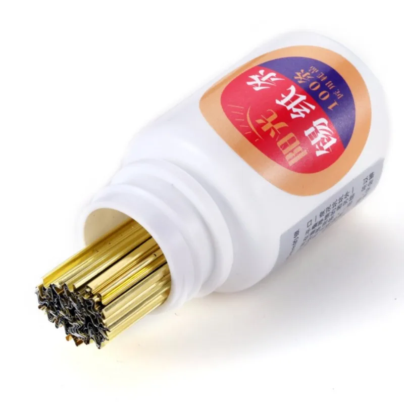 200pcs Finished Tin Foil Strip Gold and Silver Color Tin Foil Key Consumables Locksmith Tools