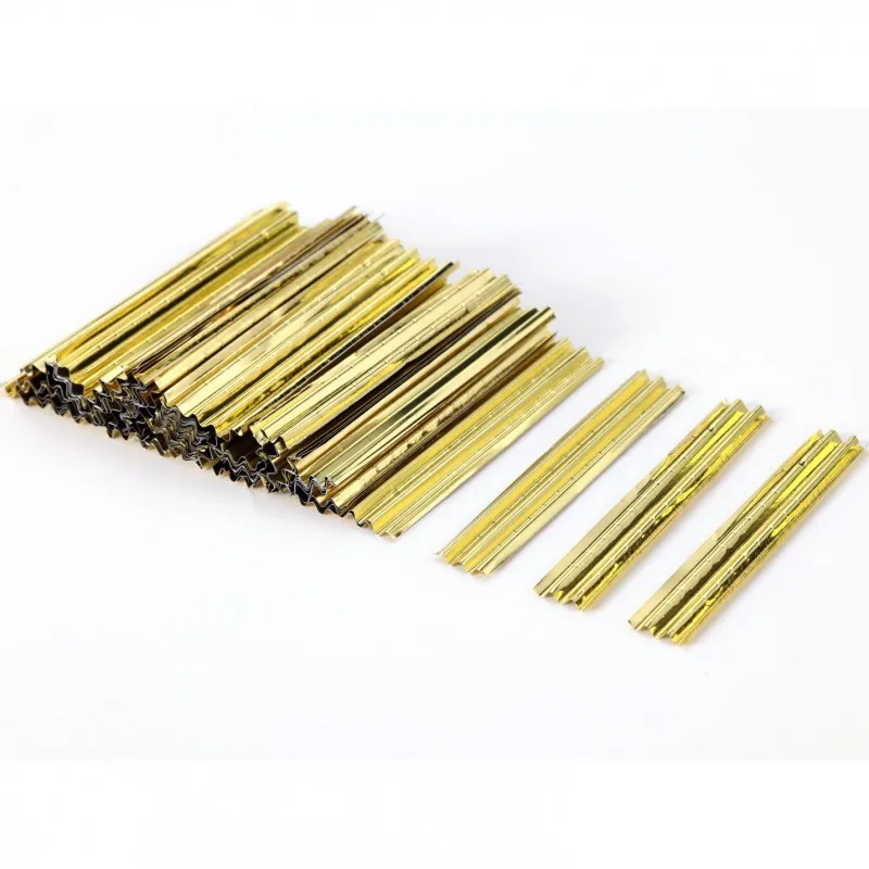 200pcs Finished Tin Foil Strip Gold and Silver Color Tin Foil Key Consumables Locksmith Tools