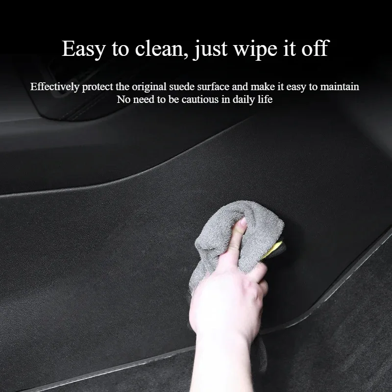 For Tesla New Model YL 2026 Car Central Control Side Anti Kick TPE Waterproof Anti-dirt Full Coverage Anti Kick Protective Mat