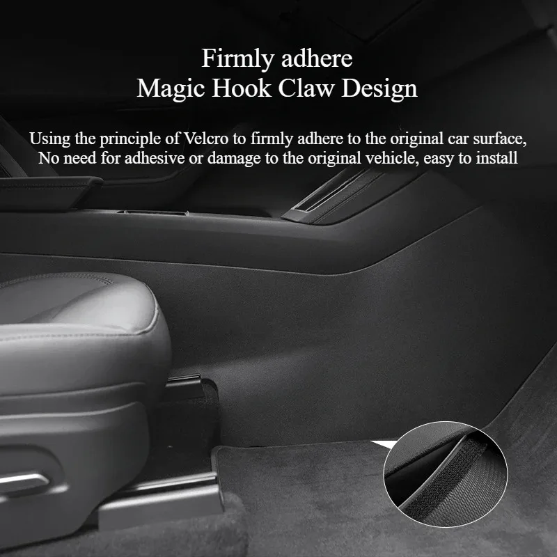 For Tesla New Model YL 2026 Car Central Control Side Anti Kick TPE Waterproof Anti-dirt Full Coverage Anti Kick Protective Mat