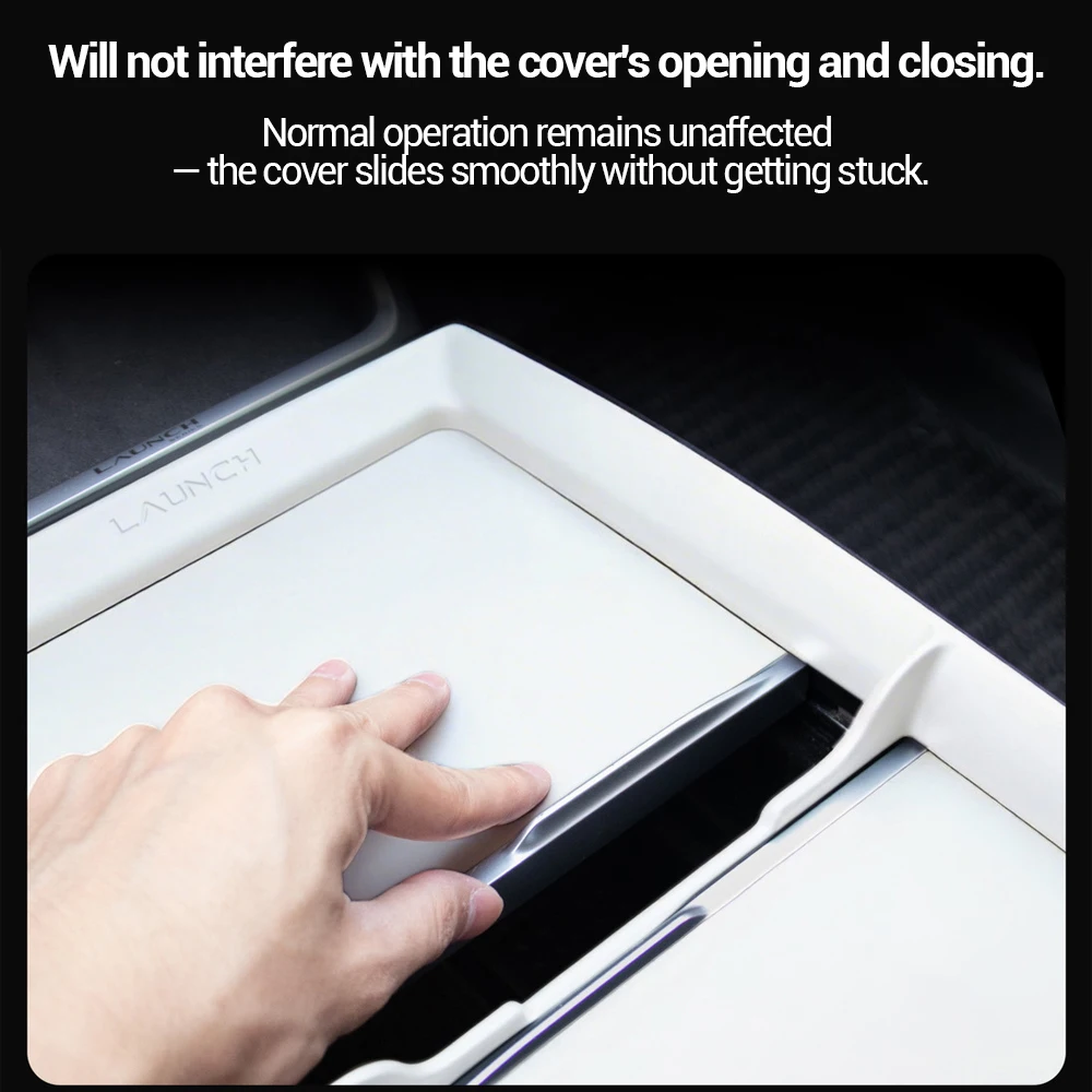 1/4Set For Tesla Model 3 Y YL Highland Juniper Armrest Pad Anti-fouling Case Center Organizer Console Box Cover Car Accessories
