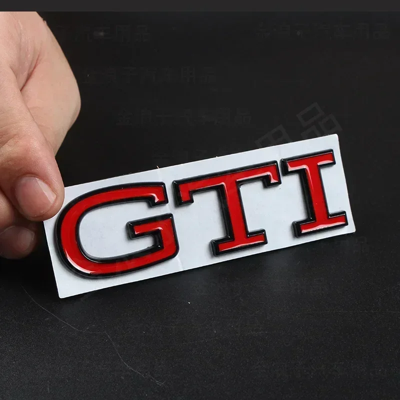 New R Emblem Car Metal Body Tail Trunk Sticker Accessories For Volkswagen VW GTI Rline Polo Golf MK8 Touareg Passat Magotan CC