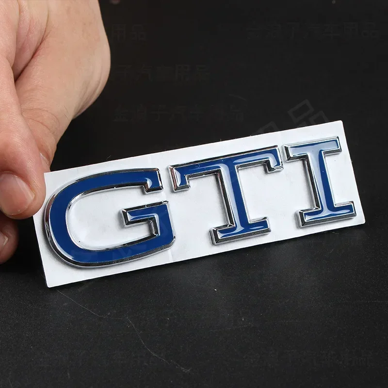 New R Emblem Car Metal Body Tail Trunk Sticker Accessories For Volkswagen VW GTI Rline Polo Golf MK8 Touareg Passat Magotan CC